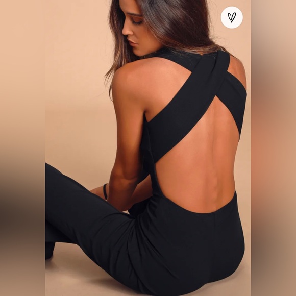 Lulus Black Jumpsuit - XS - NWT - Picture 2 of 5